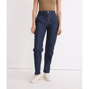 Madewell The Perfect Vintage Straight Jean in Greenhaven Wash Seamed Version 29